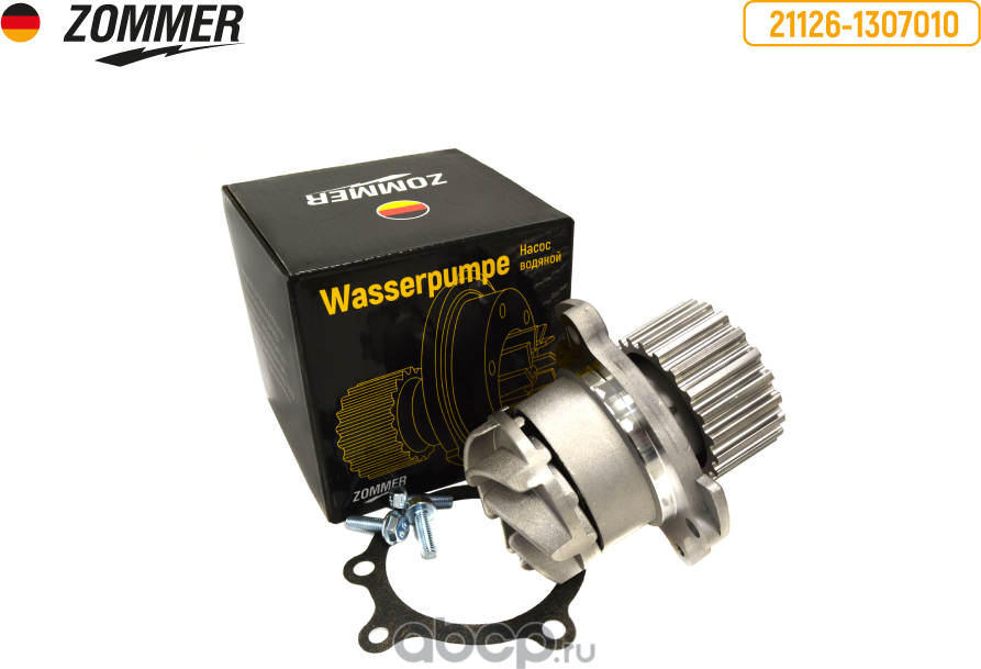 Насос водяной 2170 Приора,1117-1119 Калина (16 клап) ZOMMER. Артикул Z211261307010