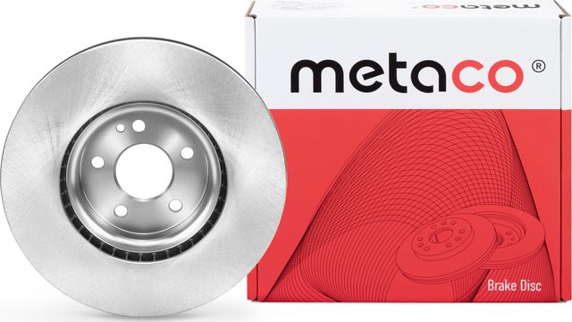 Диск тормозной передний вентилируемый (Metaco). Артикул 3050395