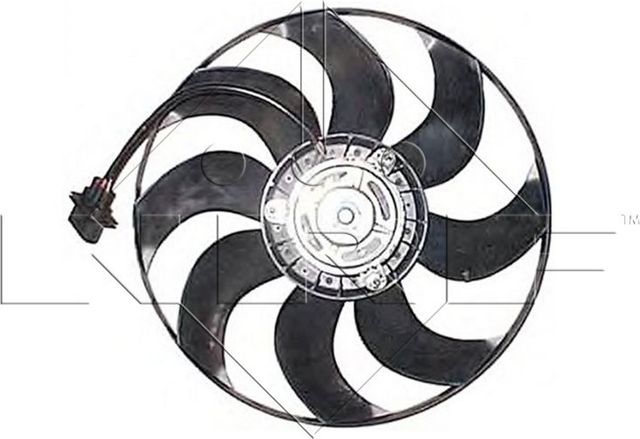 Вентилятор радиатора двигателя NRF для Skoda Rapid I 2012-2019. Артикул 47375