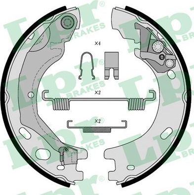 Тормозные колодки (стояночная тормозная система) LPR. Артикул 01030