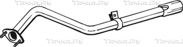 Глушитель (труба соединительная промежуточная) Bosal (Бельгия). Артикул 821-205