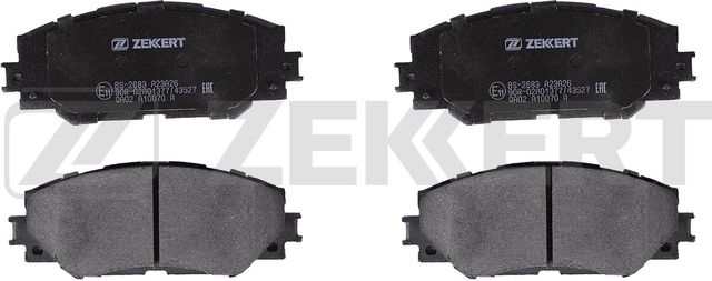 Тормозные колодки Zekkert. Артикул BS-2683