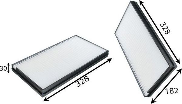 Салонный фильтр JS Asakashi. Артикул AC0130SET