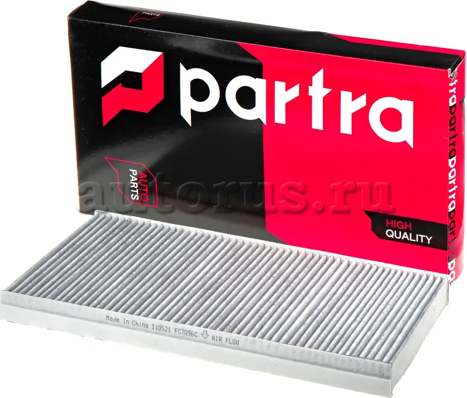 Фильтр салона угольный (Partra). Артикул FC7096C