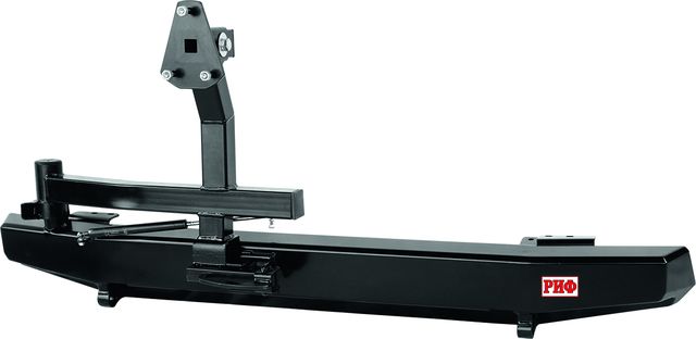 Бампер силовой РИФ задний с калиткой, без квадрата под фаркоп, лифт 65 мм для УАЗ Hunter 2003-2026. Артикул RIF469-22200