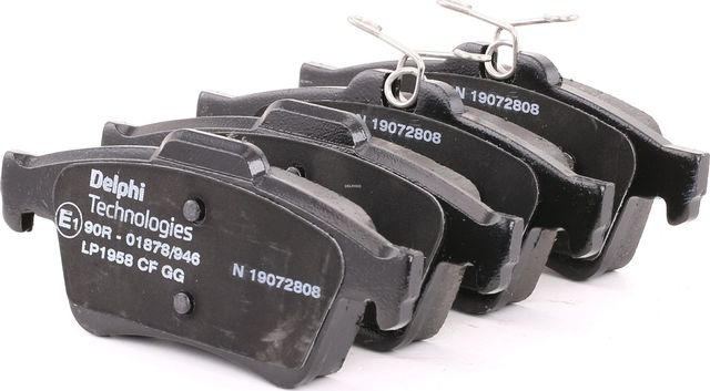 Тормозные колодки Delphi (Low-Metallic) задние для Volvo V40 Cross Country I 2012-2019. Артикул LP1958