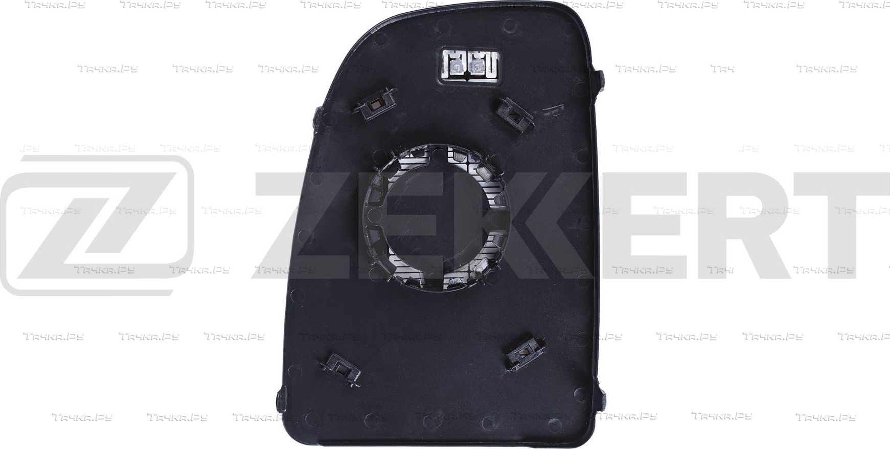 Зеркальное стекло бокового зеркала Zekkert правое для Peugeot Boxer III 2006-2026. Артикул SP-1023