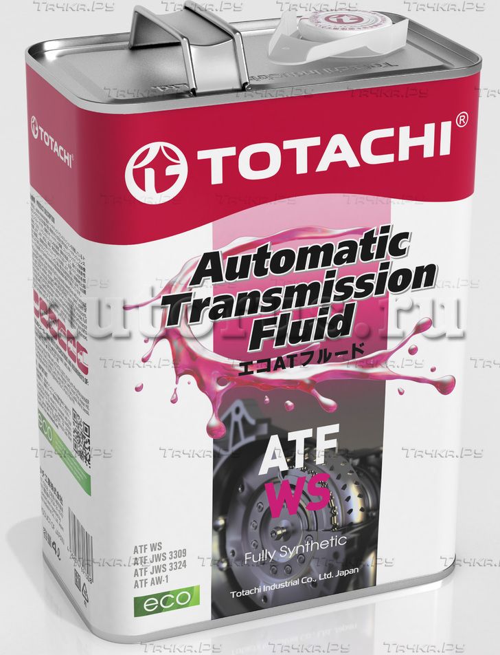 Масло трансмиссионное TOTACHI ATF WS 4л 4562374691308. Артикул 4562374691308