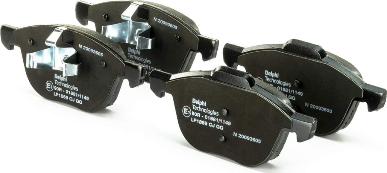 Тормозные колодки Delphi (Low-Metallic). Артикул LP1869