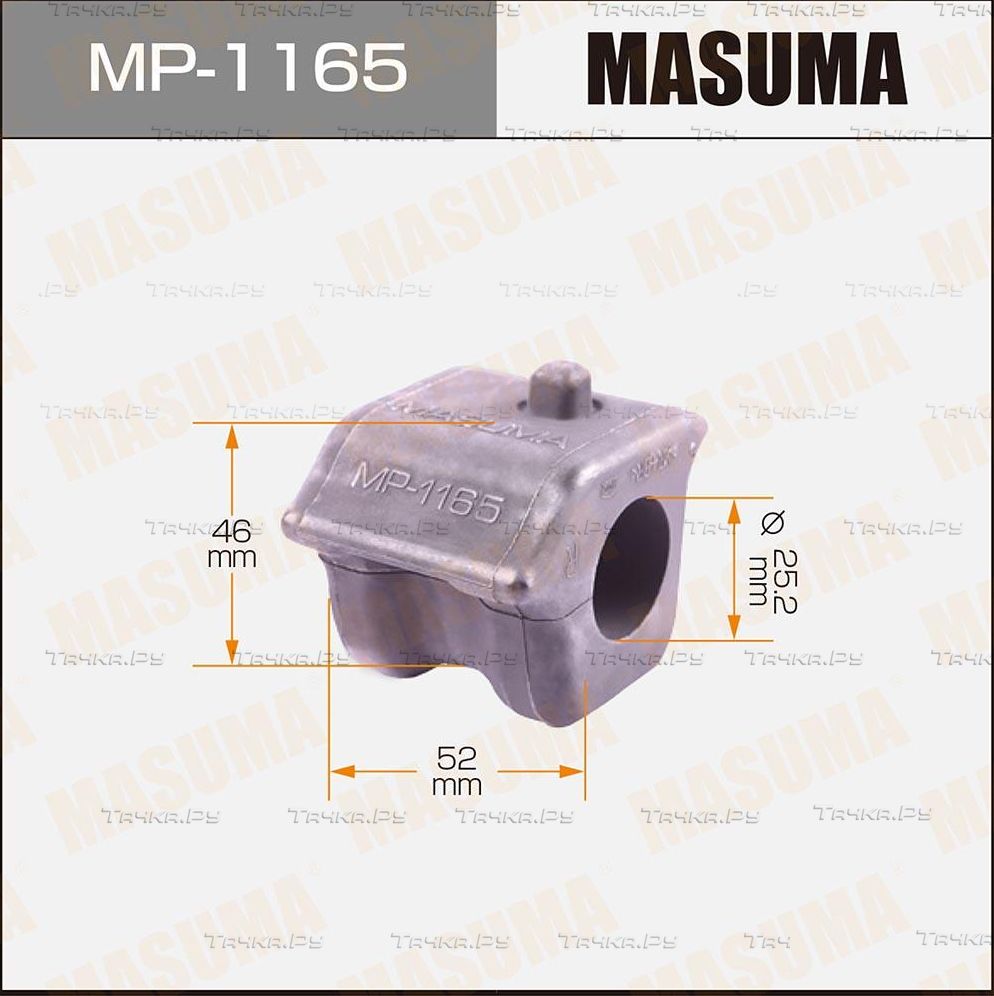 Втулка стабилизатора Masuma передняя правая для Toyota Alphard III 2015-2026. Артикул MP-1165