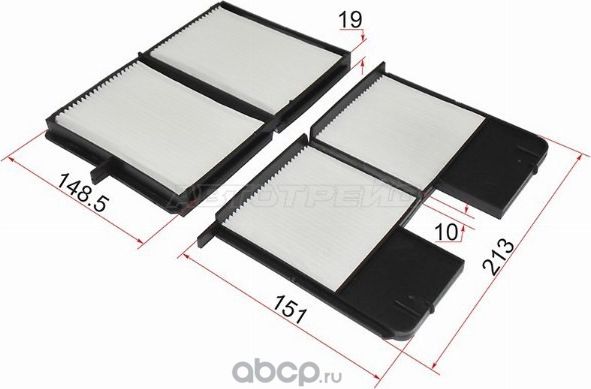 Фильтр салона TOYOTA AVENSIS 97-00CALDINA 92-02C (SAT). Артикул ST8850820060