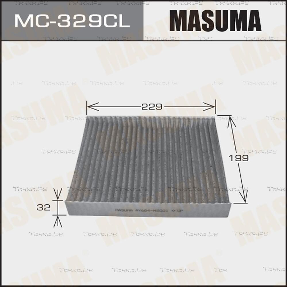 Салонный фильтр Masuma для Nissan Teana J31 2003-2008. Артикул MC-329CL