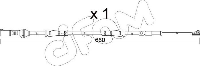Датчик износа тормозных колодок  Metelli. Артикул SU.369