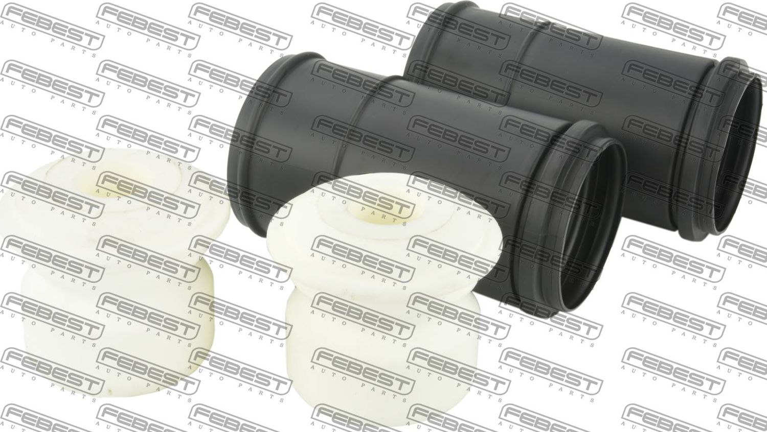 Комплект отбойников и пыльников амортизаторов (стоек) Febest. Артикул VLSHB-S40F-KIT