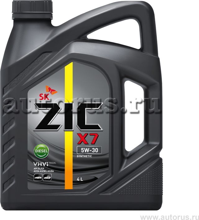 Масло дизельное Х7 5W30 синт.4л ZIC. Артикул 162610