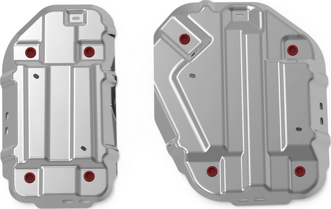 Защита алюминиевая АвтоБроня для топливного бака Lexus NX 250 2021-2026. Артикул 333.09535.1