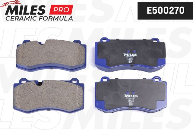 Тормозные колодки Miles (Керамика). Артикул E500270