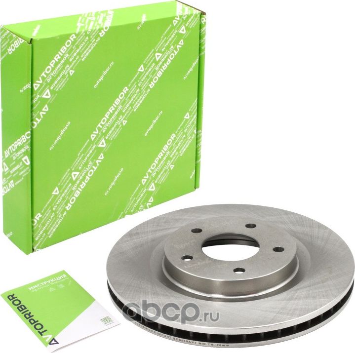 Диск тормозной Ford Focus II (05-) / Ford Focus III (11-) передний d.2 (Автоприбор). Артикул BD013AVT