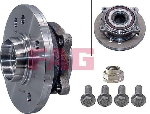 Ступица колеса с интегрированным подшипником Fag. Артикул 713 6493 50