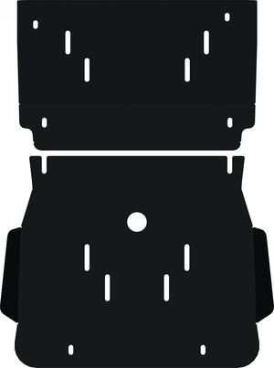 Защита Alfeco для картера и радиатора Mitsubishi Pajero Sport I 2000-2004. Артикул ALF.14.36. Артикул ALF.14.36