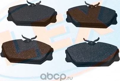 Тормозные колодки передние (LEX). Артикул 23172