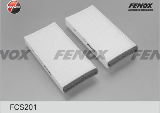 Салонный фильтр Fenox. Артикул FCS201