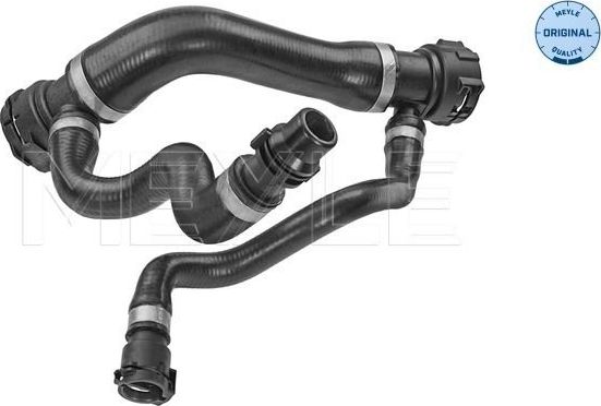 Патрубок радиатора (системы охлаждения) Meyle (EPDM (Этилен-пропиленовый каучук)). Артикул 319 222 0034