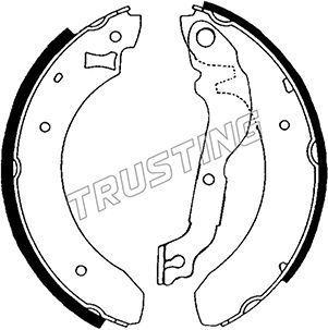 Тормозные колодки Trusting. Артикул 040.117