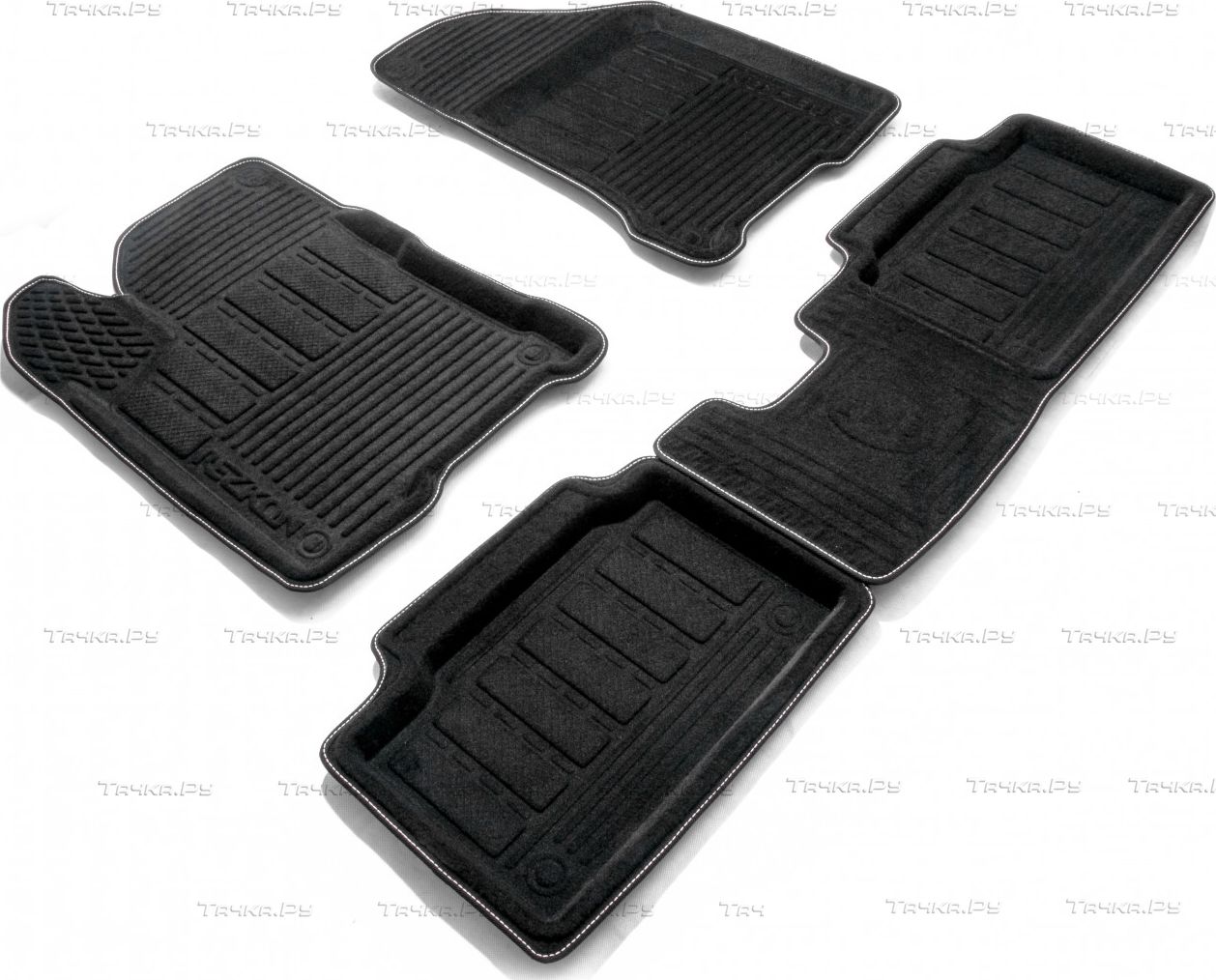 Коврики Rezkon 3D Evaplast Ser.S для салона Renault Duster 4WD II 2021-2026. Артикул 4529050400