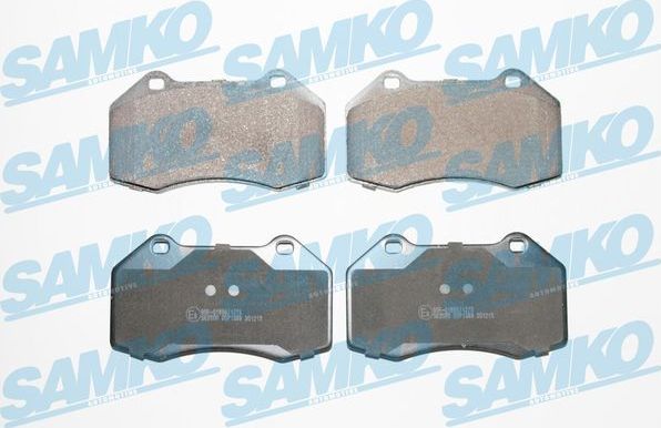 Тормозные колодки Samko передние для Renault Clio III 2006-2014. Артикул 5SP1389