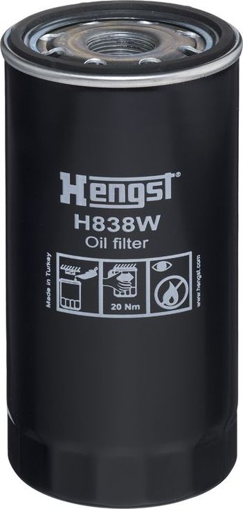 Масляный фильтр Hengst. Артикул H838W