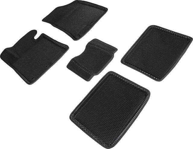 Коврики Seintex 3D EVA Ромб для салона Hyundai i40 2012-2026 ЧЕРНЫЕ. Артикул 95371