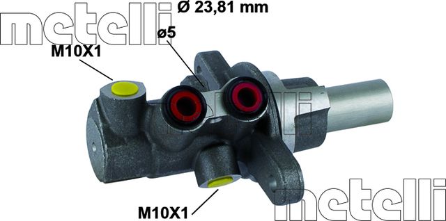Тормозной цилиндр главный Metelli для Nissan X-Trail T31 2007-2013. Артикул 05-0795