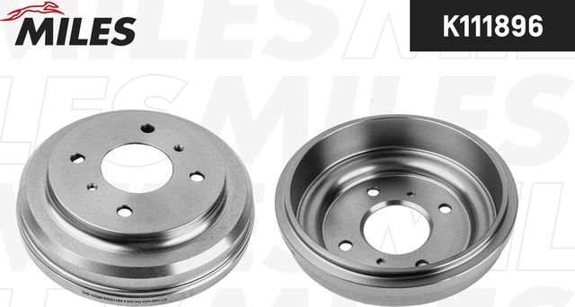Тормозной барабан Miles задний для Nissan Almera Classic I 2006-2013. Артикул K111896