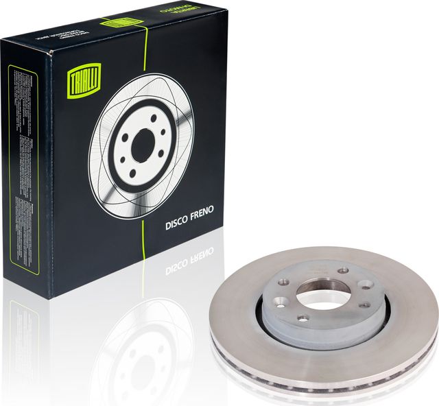 Тормозной диск Trialli передний для Renault Logan II 2007-2026. Артикул DF 095106