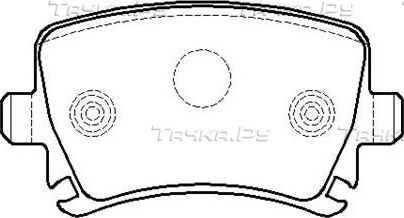 Тормозные колодки HSB. Артикул HP8007
