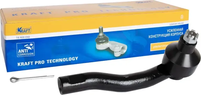 Наконечник рулевой тяги TOYOTA COROLLA 02- 1.4/1.6/2.0 лев. (Kraft). Артикул KT032360