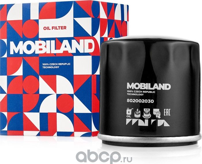 Фильтр масляный для а/м RENAULT DUSTER (HM_, HS_), MEGANE III (BZ0/1_, B3_), NIS (Mobiland). Артикул 802002030