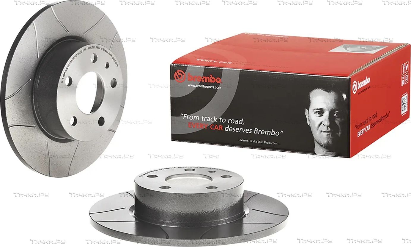 Тормозной диск Brembo XTRA LINE - Max задний для Fiat Croma I 1991-1996. Артикул 08.3126.76