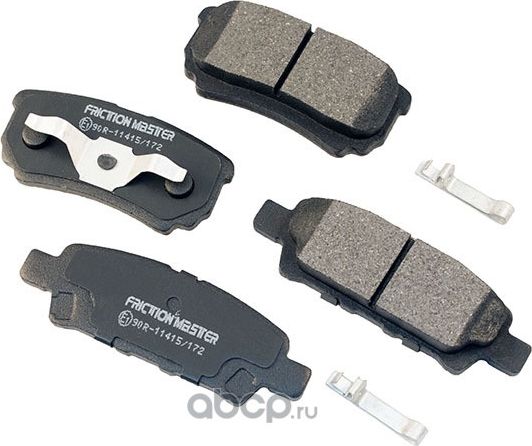 Колодки тормозные дисковые задние Mitsubishi Lancer IX/X/Outlander Chrysler Seb (Frictionmaster). Артикул MKD1037