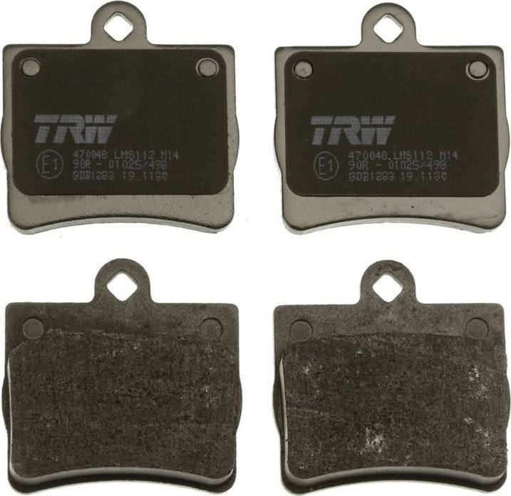 Тормозные колодки TRW COTEC. Артикул GDB1283