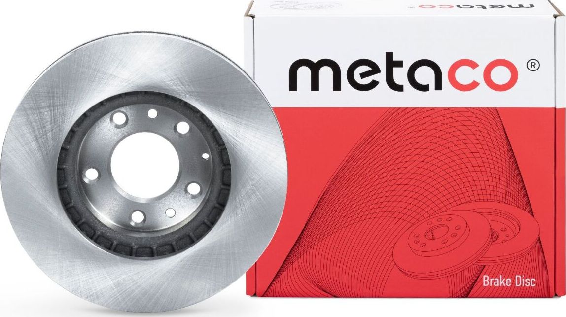 Диск тормозной передний вентилируемый (Metaco). Артикул 3050075
