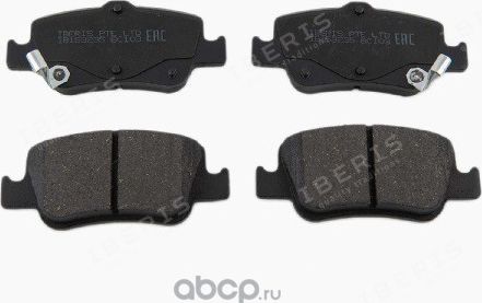 Колодки тормозные дисковые задние, комплект (Iberis). Артикул IB153235