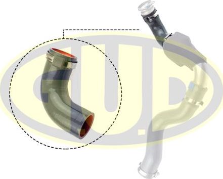 Патрубок интеркулера G.U.D.. Артикул GTH012321