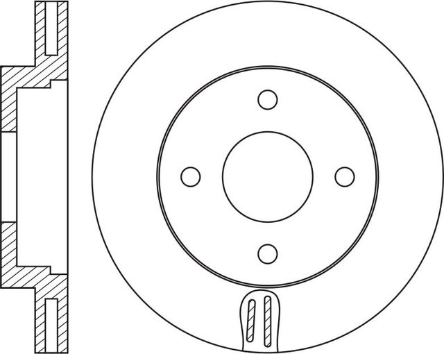 Тормозной диск NiBK. Артикул RN2122