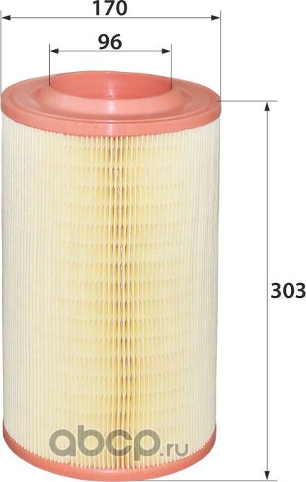 A-190E C17237 (ФИЛЬТР ВОЗДУШНЫЙ) (RB-Exide). Артикул A190E