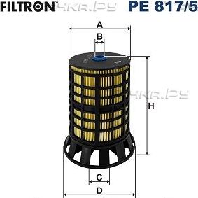 Топливный фильтр Filtron. Артикул PE 817/5