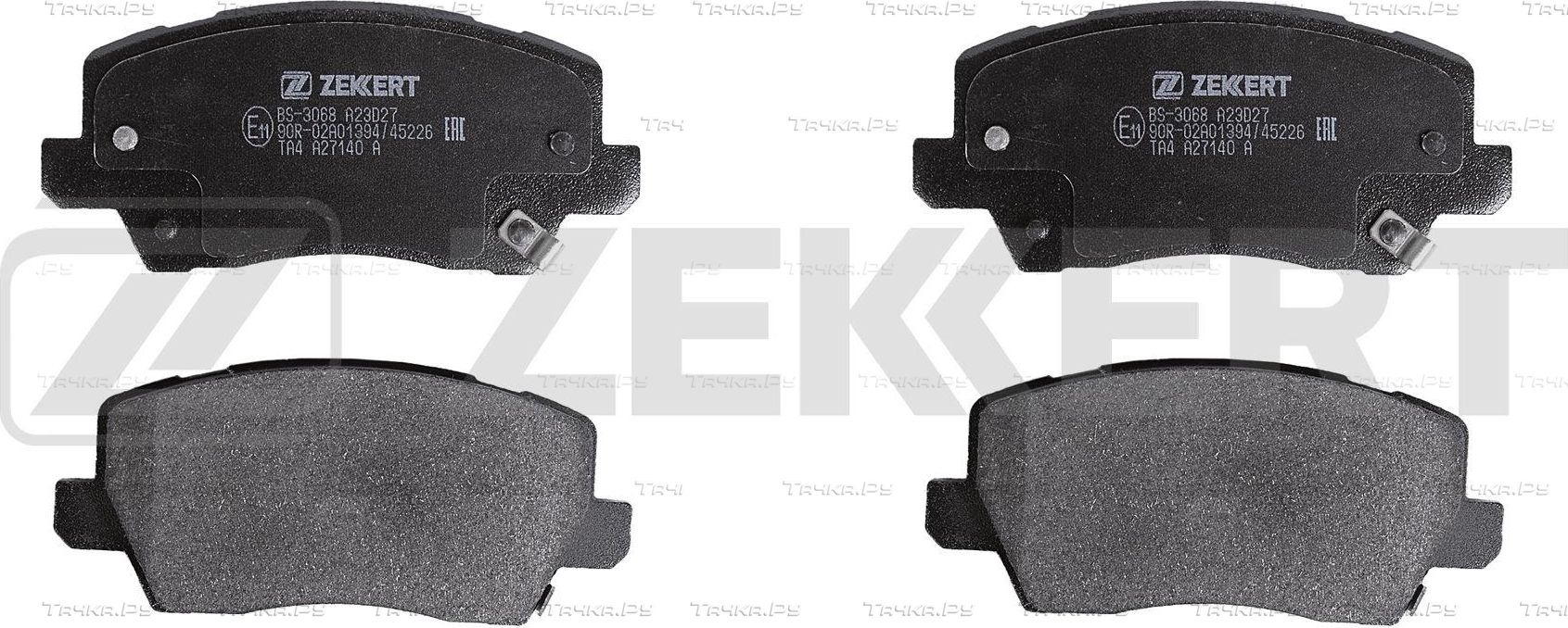 Тормозные колодки Zekkert. Артикул BS-3068