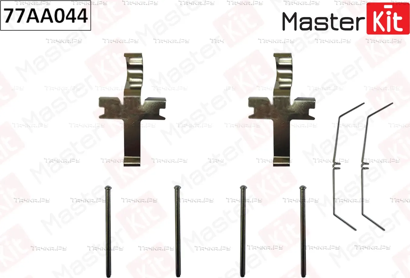 Комплект установочный тормозных колодок TOYOTA LAND CRUISER 90-/ HILUX 07- (Master KIT). Артикул 77AA044