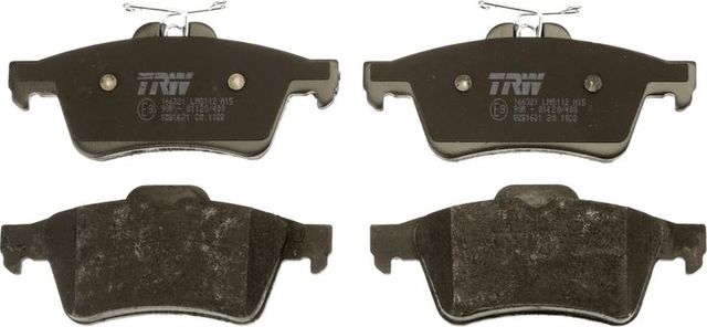 Тормозные колодки TRW COTEC задние для Renault Vel Satis I 2002-2009. Артикул GDB1621